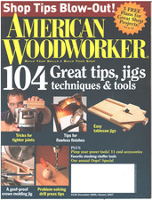 AMERICAN WOODWORKER Magazine December January 2007 126 Tips Techniques Tools