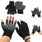 1 Pairs Bicycle Fingerless Gloves Anti-Slip Riding Gloves Fitness Motorcycle