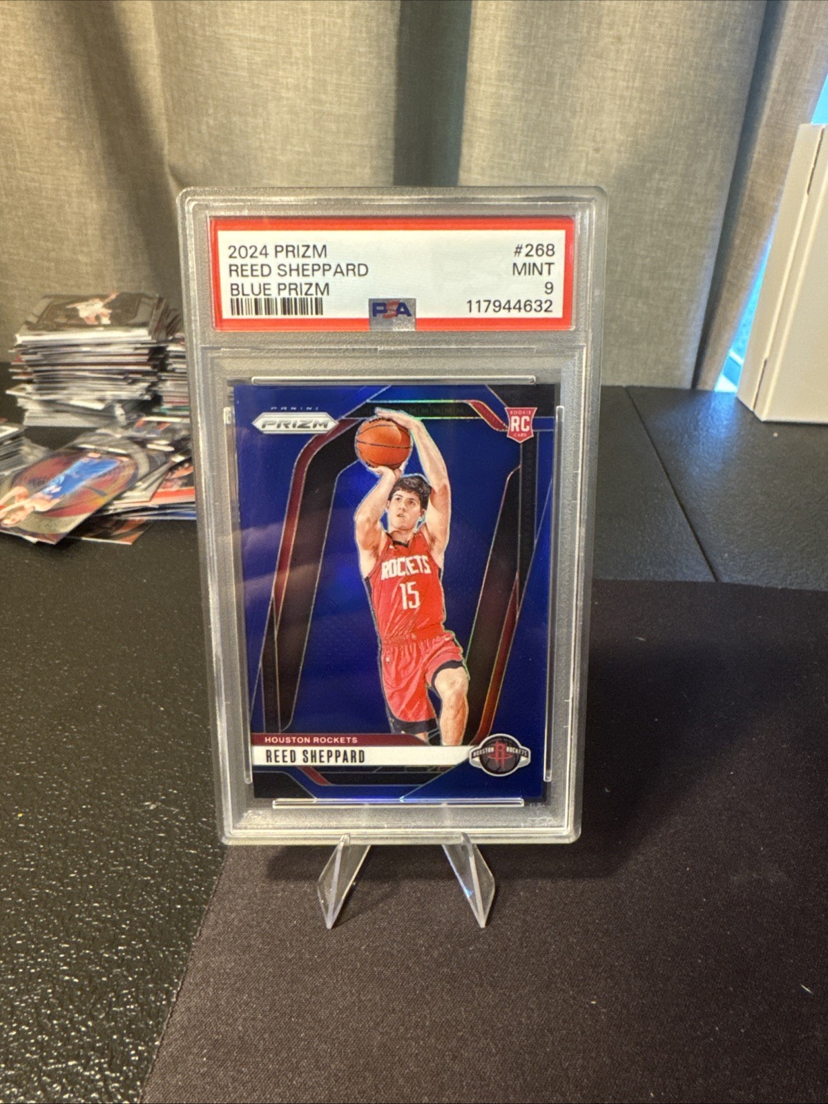 2024-25 Panini Prizm - Reed Sheppard #268 Blue Prizm /199 (RC)