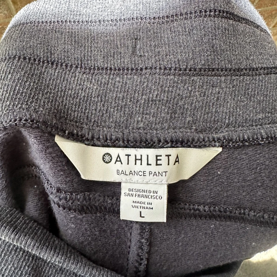 Pantalón Athleta Balance Mujer Grande Negro Pierna Ancha Salón Yoga 31 Entrepierna Foto 3 de 4