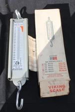 Vintage Hanson 100 Lb. Hanging Scale Model No 8910 The Viking NOS Made in USA