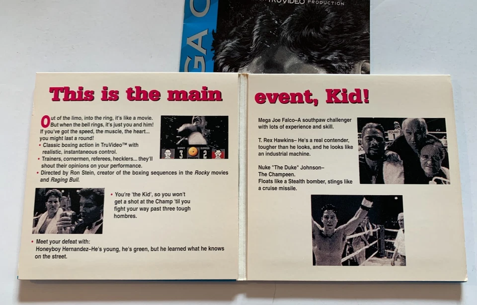 Sega CD - Prize Fighter - 1993 - Manual & 2 CD's - No Case - Image 2 of 4