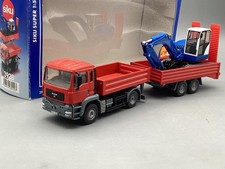 LKW Modell 1:55 Siku Super 3920 LKW mit Raupenbagger mit OVP