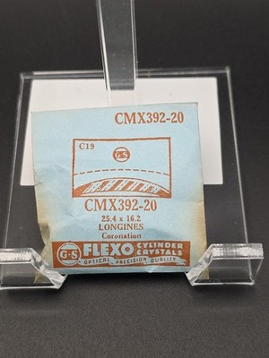 G-S Watch Crystal CMX392-20 Longines Coronation 25.4X16.2