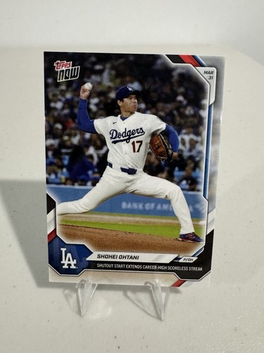 Shohei Ohtani 2026 Topps Now #37 Dodgers Scoreless Streak🔥 MVP Form