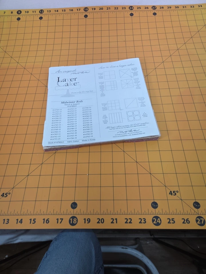 42 Moda Fabrics 10"X 10" Layer Cakes Midwinter Reds Minick & Simpson - Image 3 of 3