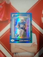 2024 Panini Donruss Optic Base Rated Rookie Holo Aqua Byron Murphy II /299