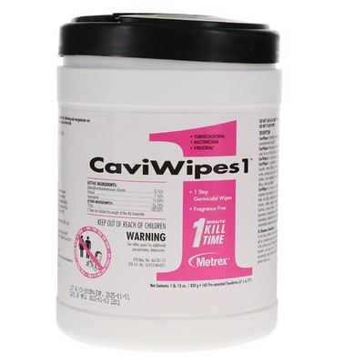***EXPIRED!! 08/2022*** Metrex 13-5100 CaviWipes1 Germ Wipes Large 6x6.75, 160