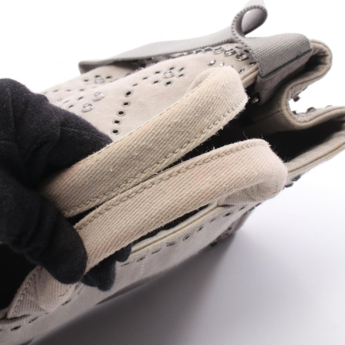 Prada DENIM CANAPA Canapa Mini  PRADA Denim Tote Bag Denim Canvas Used Ladies fr thumbnail 9