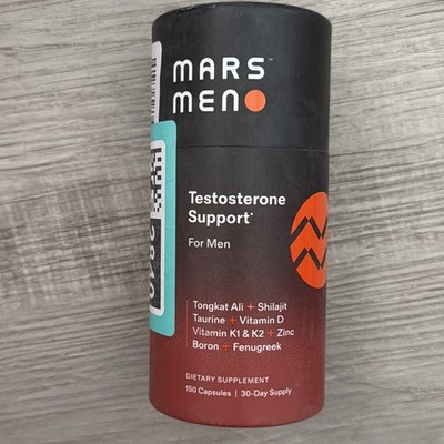 MARS MEN Natural Test Support 1 Month Supply AUTHENTIC REAL Supplement