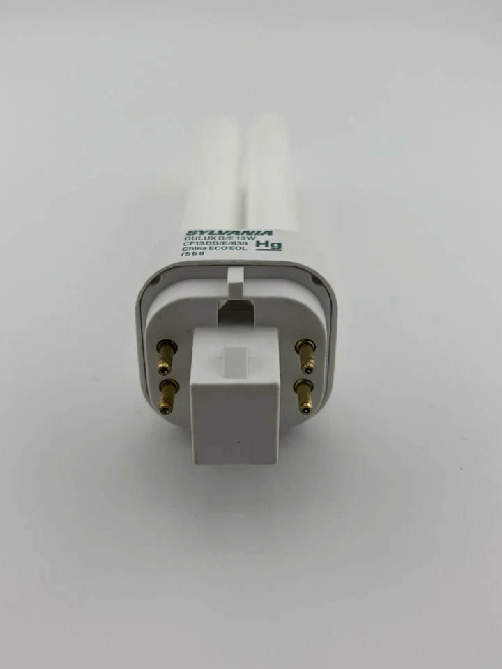 ⚡️5 Lot⚡️SYLVANIA DULUX D/E 13W Compact Fluorescent Lamp 20721 830 12000 Hours🐕 - Image 4 of 4