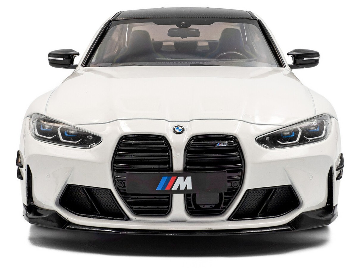 2024 BMW M3 COMPETITION ALPINE WHITE 1/18 DIECAST MODEL CAR BY