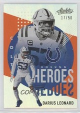 2021 Absolute Unsung Heroes Spectrum Orange /50 Shaquille Leonard Darius uk2