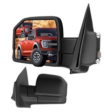 Driver Side Mirror with Blind Spot Glass Power for 2015-2020 Ford F-150, Left
