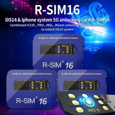 R-SIM 16 Nano Déverrouiller RSIM Carte pour iPhone 13 12 Pro XS MAX 8 IOS 15 S