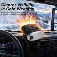 ?Portable Electric Car Heater 12V 500W Heating Fan Defogger Defroster Demister?
