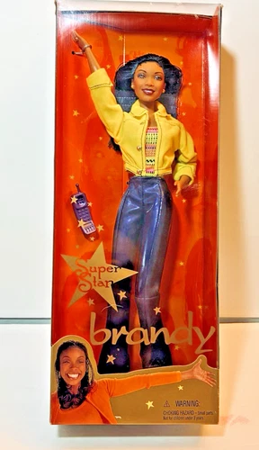 Super Star Brandy Doll Phone Accessory 1999 NRFB Barbie 11" Fashion VTG