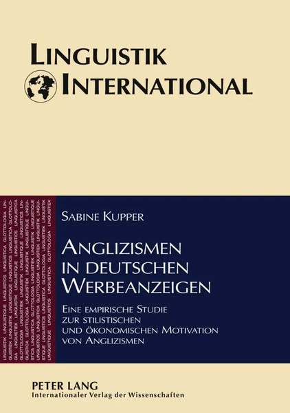 Anglizismen In Deutschen Werbeanzeigen Sabine Kupper Taschenbuch Deutsch 2007-image