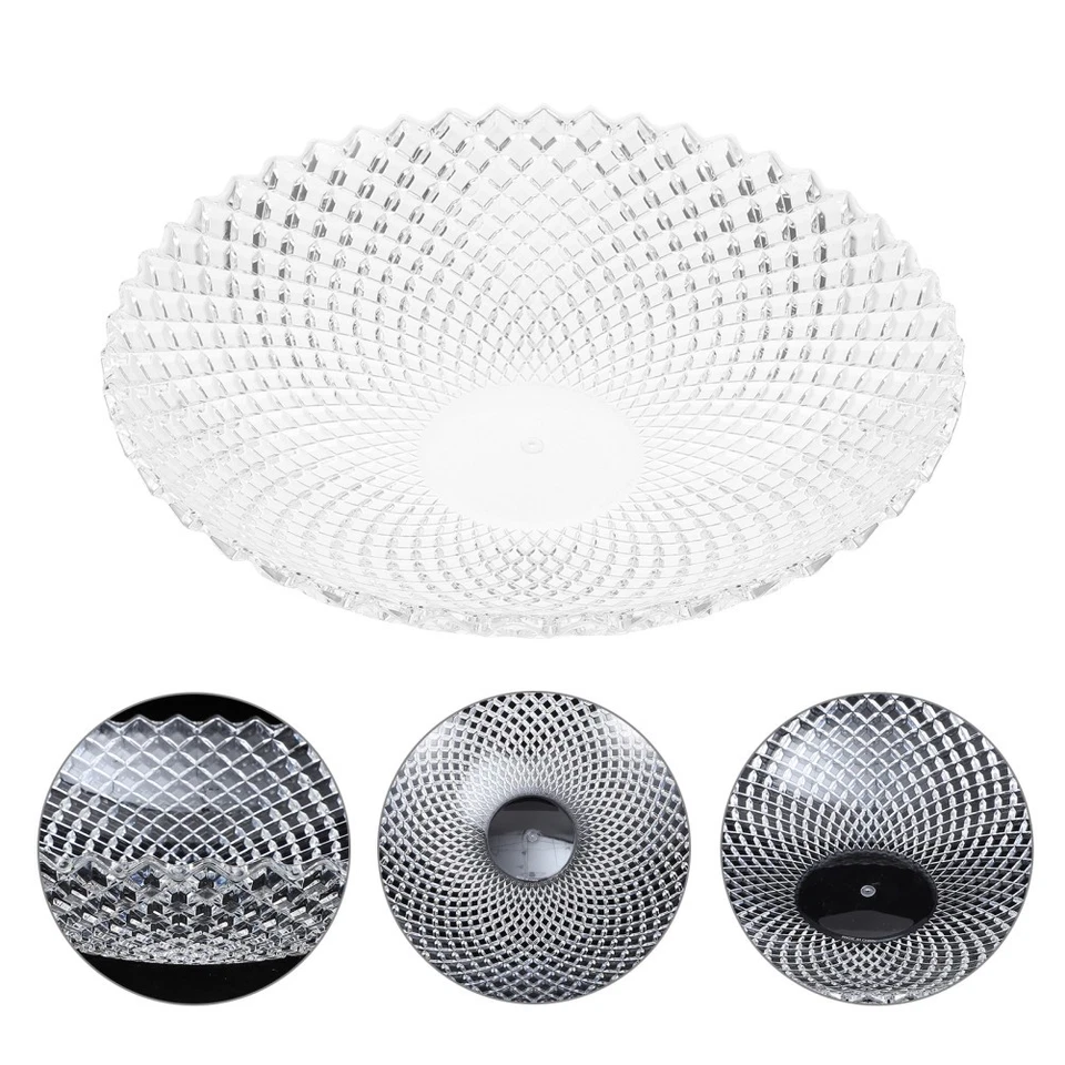 Acryl -Teller einzigartiger Obstteller Dessert Teller runder eleganter - Bild 4 von 4