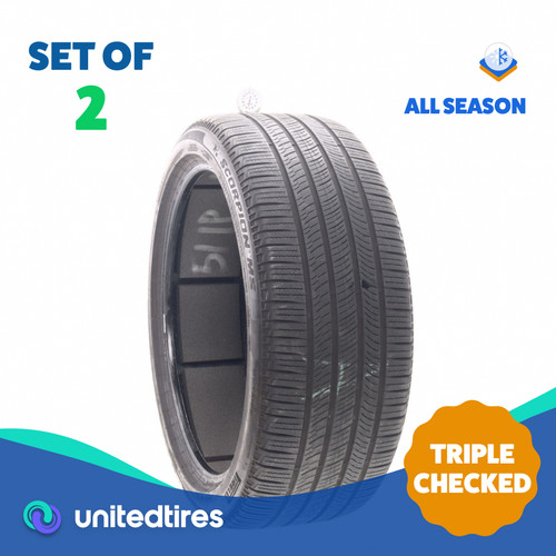 Set of (2) Used 285/40R23 Pirelli Scorpion MS LR PNCS 115Y - 7.5/32