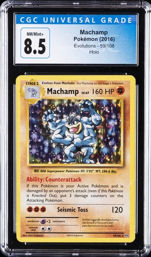 Machamp graded CGC 8.5 for sale on eBay