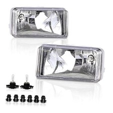 Fog Lights Lens Compatible with 2007 2008 2009 2010 2011 Clear 07-14 Silverado