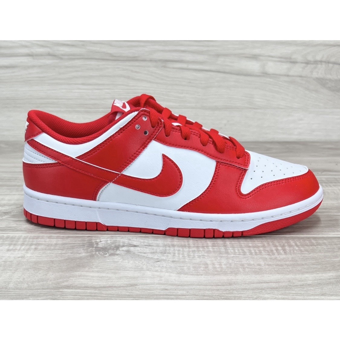 Nike Dunk Low St. John's Men's Size 9.5 Red White Sneakers New