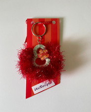 Crochet Keychain Charm, Little Floral Keychain, Handmade Bag Charm