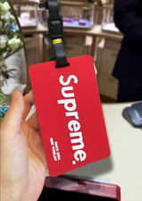 Supreme Red Box Logo ID Badge Card Holder Lanyard Keychain Streetwear Gift 2026