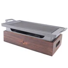 Smokeless Portable BBQ Grill Korean Japanese Charcoal BBQ Oven Barbecue8518
