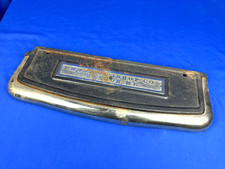 C.1910 Clarion Home Cook Stove Front SHELF w/ Wood & Bishop Bangor, ME Plaque