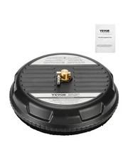 Uimoso 15" Pressure Washer Surface Cleaner 4 Wheels 3000 Max PSI Plastic Black