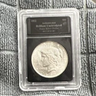 1922 Peace Silver Dollar $1 Silver BU Philadelphia Mint in Holder