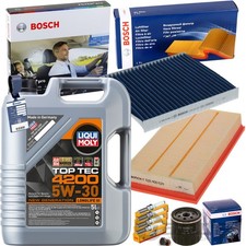 BOSCH FILTERSET+LIQUI 5W30 ÖL passend für GOLF 7 8 A3 8V 8Y Q2 Q3 OCTAVIA IV