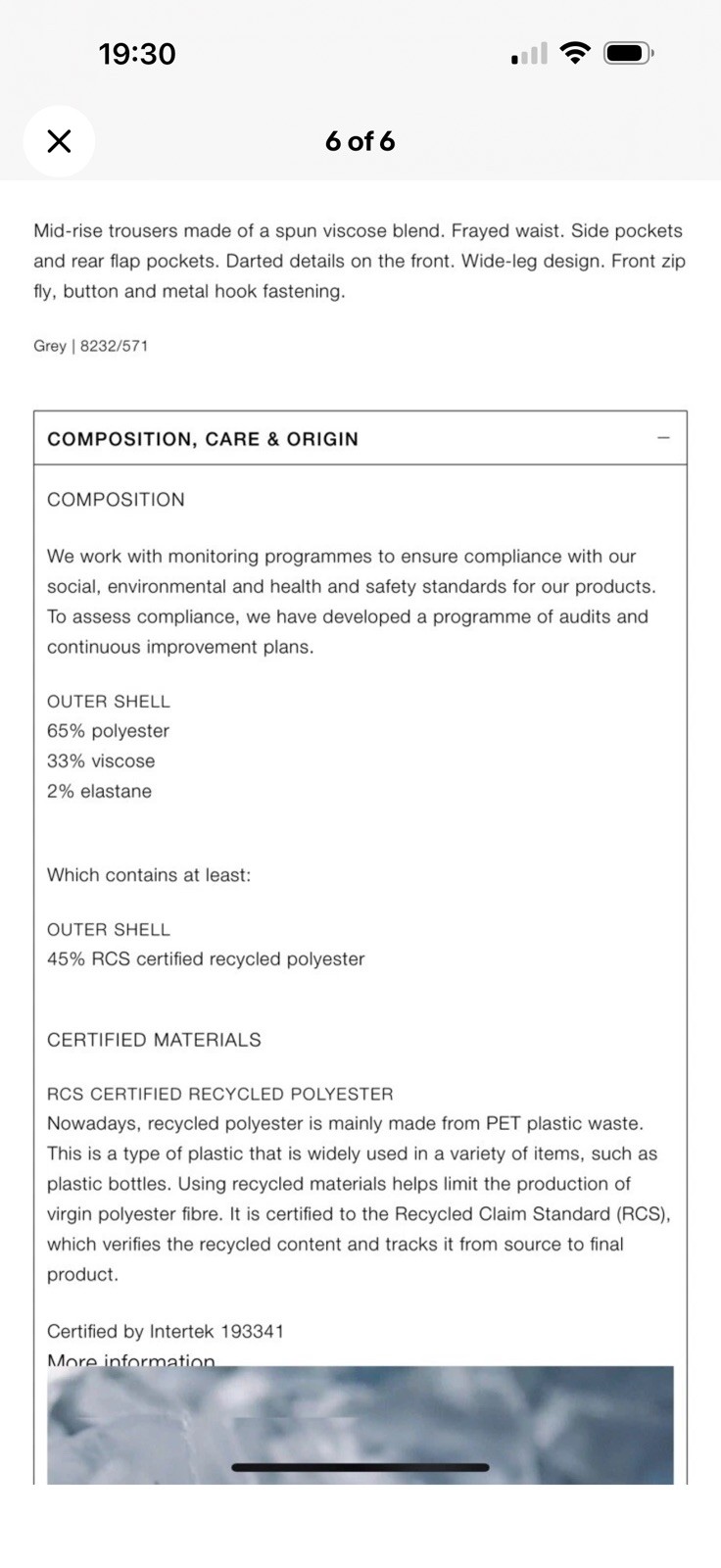 Zara ZW COLLECTION DARTED PINSTRIPE TROUSERS thumbnail 7