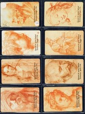 GIAN - Thematische Serie "I BOZZETTI D'AUTORE" 8 Neue Karten Komplett