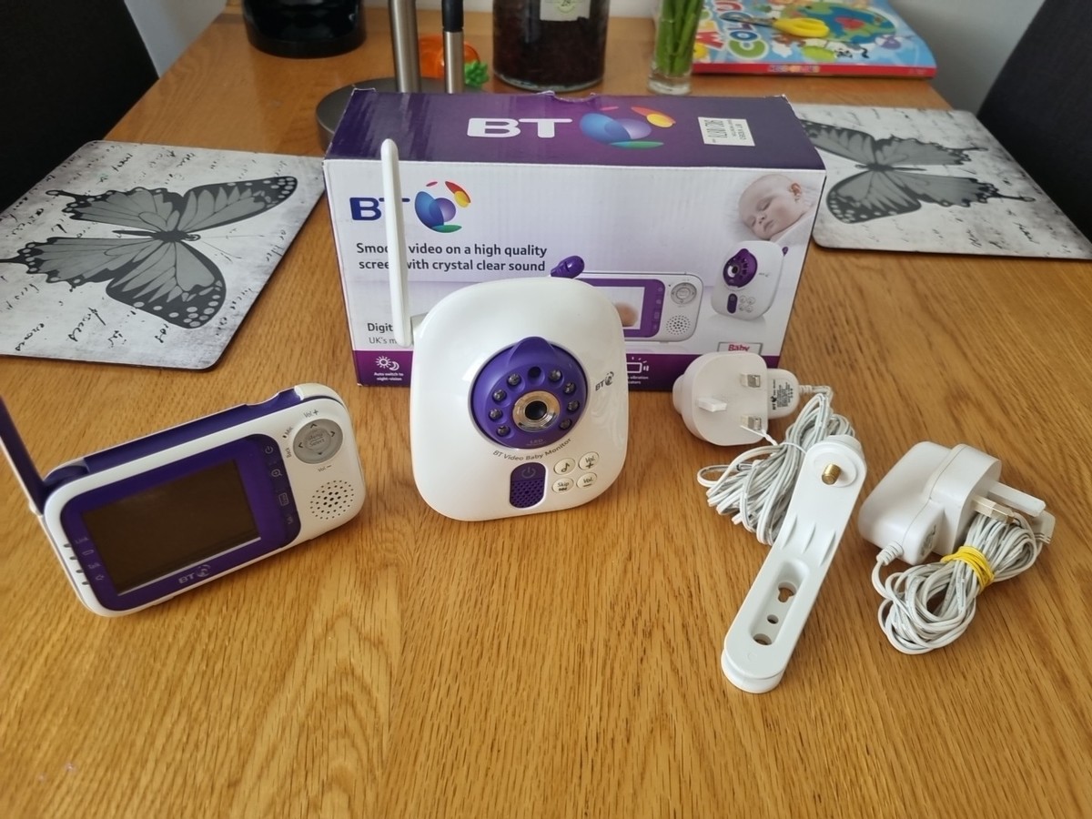 BT Video Baby Monitor 1000 Colour Display 2-way Audio Music