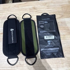 Gymreapers Ankle Straps For Cable Machine Kickbacks, Glute Pair, Ranger Green 