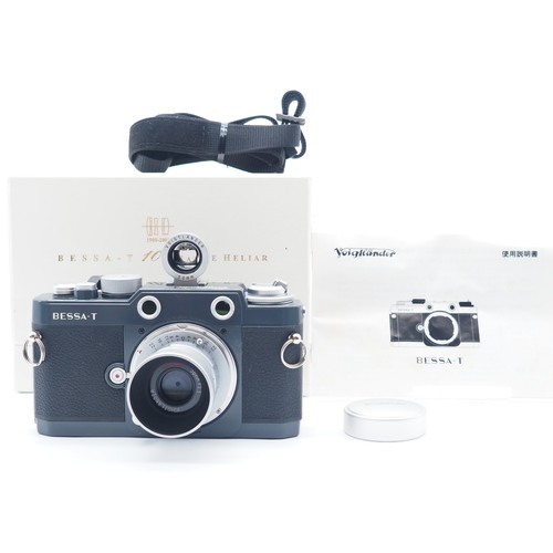 Box [NEAR MINT] Voigtlander Bessa T Heliar 101 Years Model GRAY  50mm F3.5 JAPAN