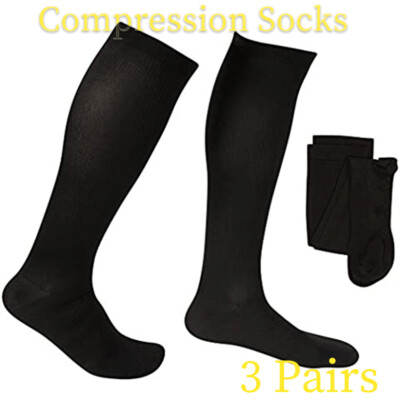 3X Diabetic Compresssion Socks for Neuropathy Swollen Bariatric Lymphedema Sox
