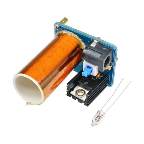 BD243 Mini Tesla Coil Electronics Wireless Transmission 9-12V Assembled Module - Picture 8 of 12