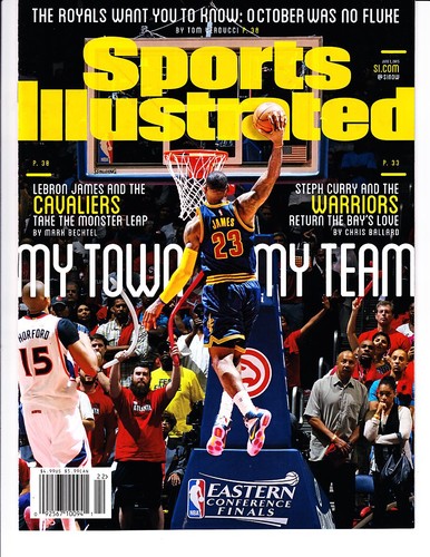 June 1, 2015 LeBron James Cleveland Cavs Regional Sports Illustrated NO LABEL