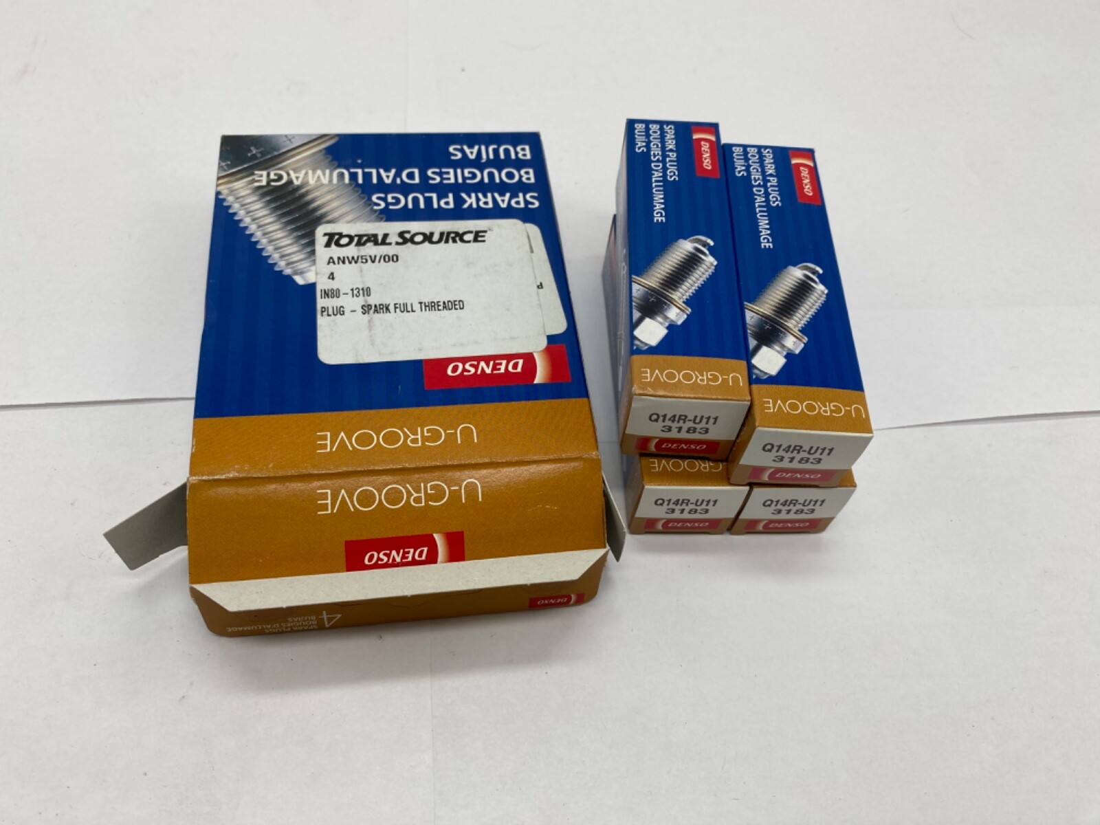 Denso Spark plug set of 4, IN80-1310, Q14R-411