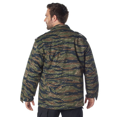 Tiger Stripe Camo Men's M-65 Field Jacket With Quilted Liner | eBay