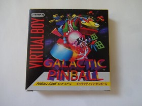 GALACTIC PINBALL Nintendo Virtual Boy VUE-P-VGPJ 1995 w/Box Manual NTSC-J Japan