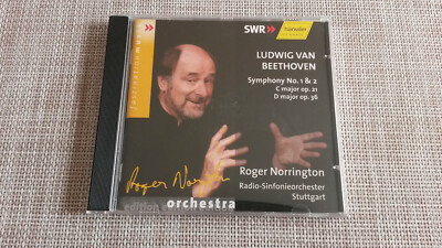 Beethoven Symphony No.1 & 2 C major 1CD SWR / Roger Norrington 3927