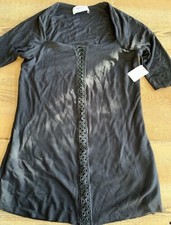 NWT Bailey 44 Black Corsett Top, Size Large