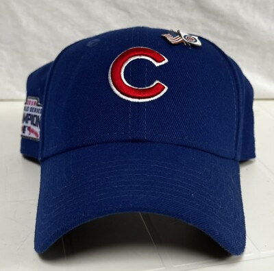 Chicago Cubs 2016 World Series New Era Adult Strap-back Hat W/ Cubs Pin