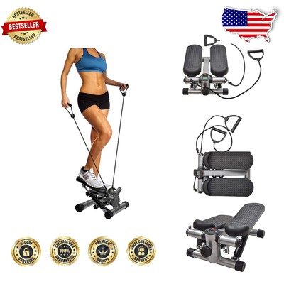 Pre-Assembled Adjustable Mini Stair Stepping Machine with Resistance Bands