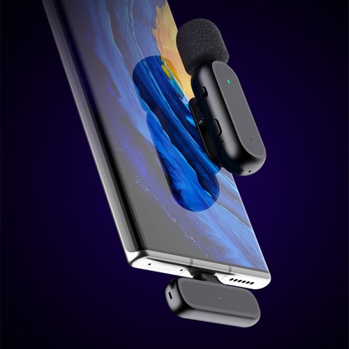 Wireless Microphone Audio Video Recording Type C For iPhone 15 For Android Phone - Photo 11/19
